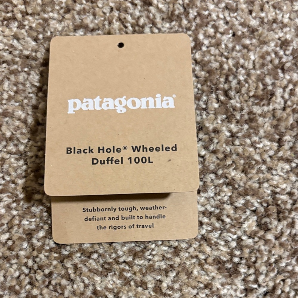 Patagonia Black Duffel Bag